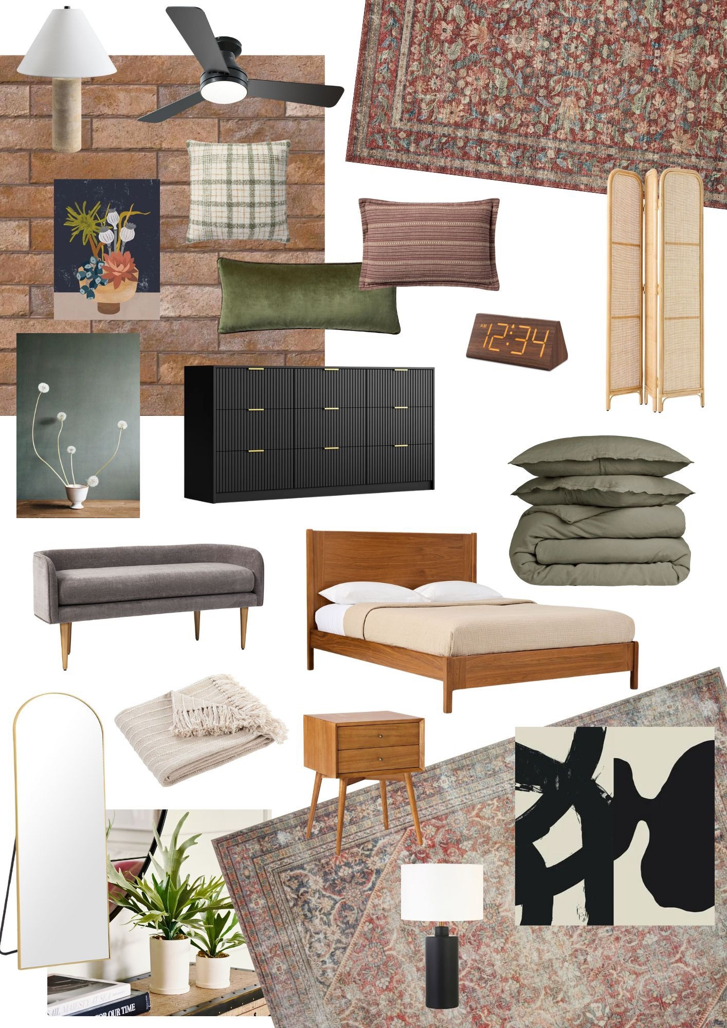 Weekly Mood Board Reveal: A Sophisticated Layered Bedroom ⭐️ Get the look with these rich, luxe finds, including two vintage-inspired rug options, a gorgeous custom gallery wall of art, and my favorite linen bedding of all time. 

#LTKFindsUnder100 #LTKFindsUnder50 #LTKHome
