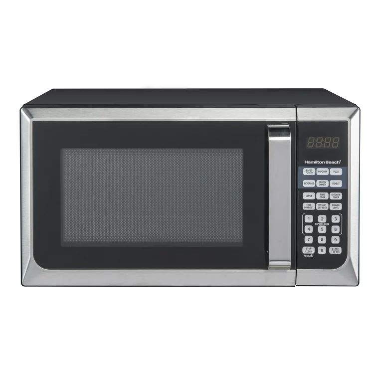 Hamilton Beach 0.9 Cu. Ft. Stainless Steel Countertop Microwave Oven - Walmart.com | Walmart (US)