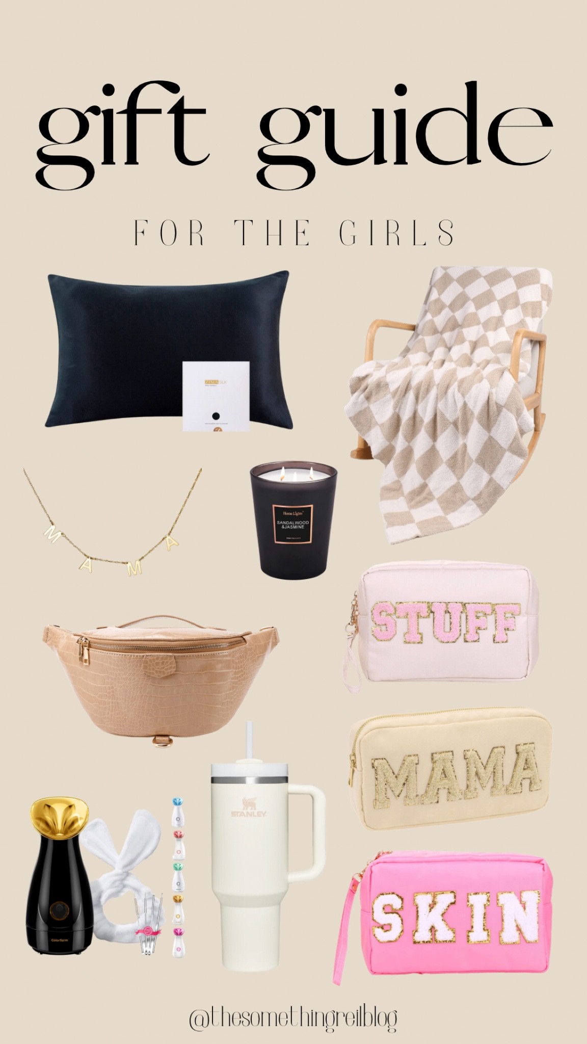 GIFT GUIDE FOR THE GIRLS 💝 || Easy inexpensive gift ideas to gift the girls in your life!
#CozyBlanket #Candle #BeltBag #SilkPillowcase #Bags #Facial #SkinCare #tumblercup #Amazon 


#LTKunder100 #LTKHoliday #LTKSeasonal