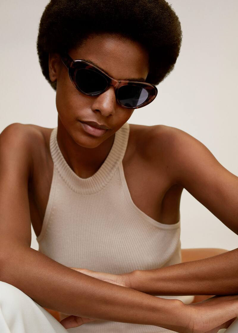 Tortoiseshell retro sunglasses | MANGO (US)