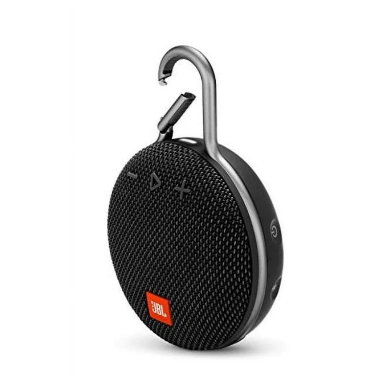 JBL Clip 3 Portable Bluetooth Speaker, Black, JBLCLIP3BLK | Walmart (US)