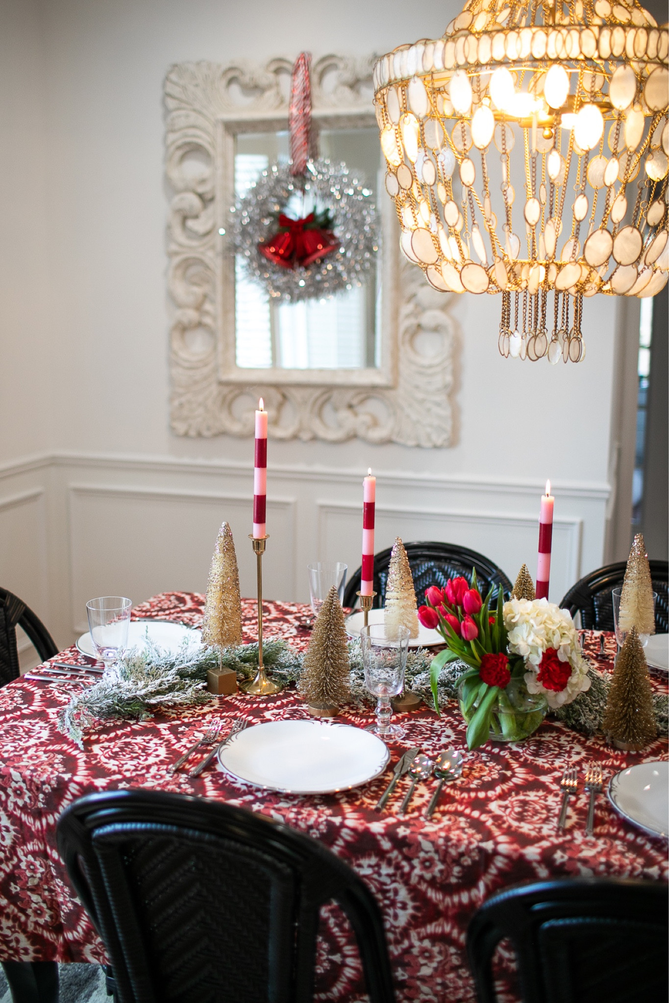 Your dining room table can be a mixture of gorgeous colors and textures this holiday season!

#LTKHoliday #LTKhome