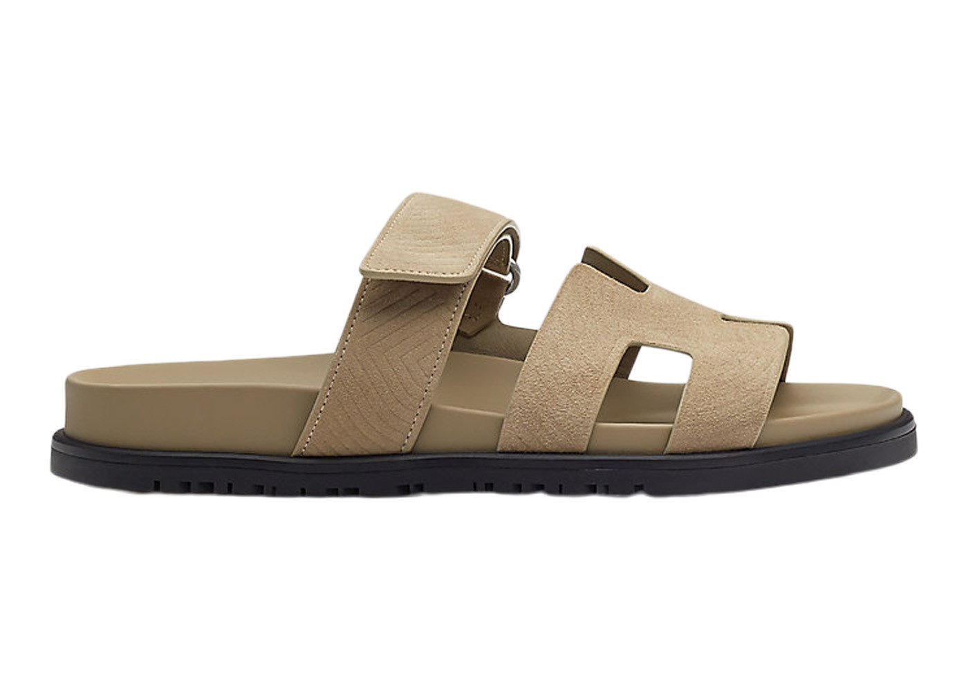 Hermes Chypre Sandal Sable Suede Goatskin (Women's) Sneakers in Beige/Black | StockX