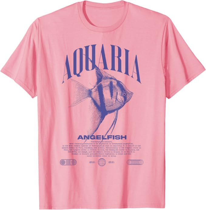 Angelfish Cichlid Fish Keeper Modern Streetwear T-Shirt | Amazon (US)
