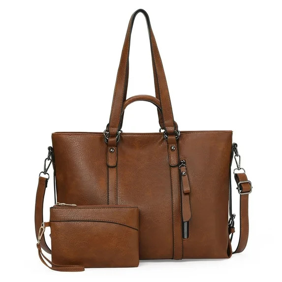 SENDEFN Women Fashion Handbags Wallet Tote Bag Shoulder Bag Top Handle Satchel Purse Set | Walmart (US)