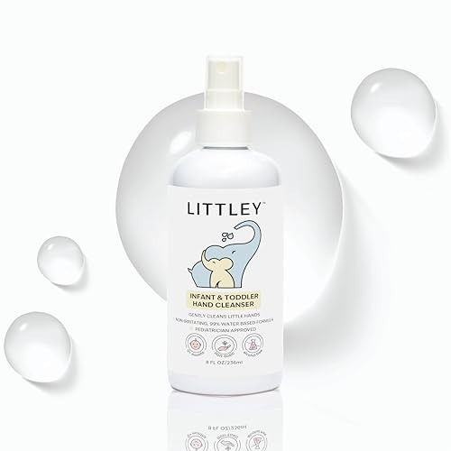 Think Smarter Products Littley Infant & Toddler Hand Cleanser with Hypochlorous Acid, Gently Cleans Dirt & Germs, Non-Toxic & Alcohol-Free, Safe for Sensitive Skin, 8oz Spray Bottle | Amazon (US)