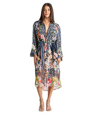 Women's Long Belted Overshirt | Macy's