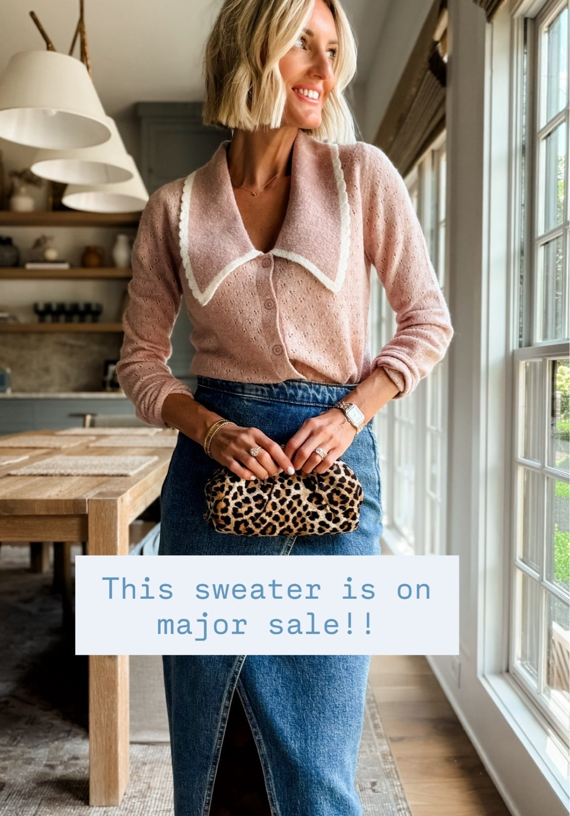 Obsessed with this sweater — the texture and the trim are so good! Perfect for workwear & on major sale!! 

Loverly Grey, fall outfits, sale alert