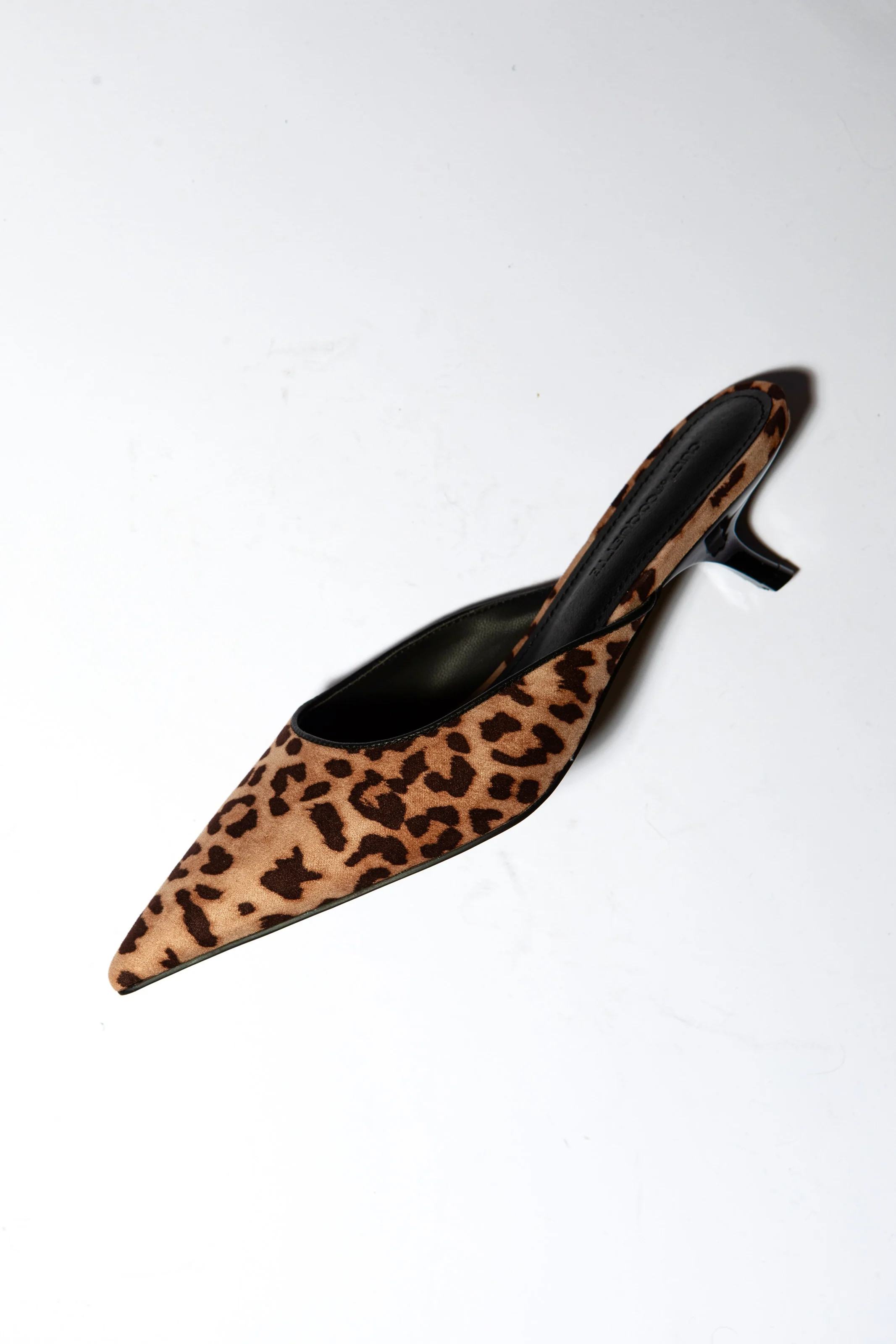 Nadia Leopard Kitten Mule 50 mm | CULT OF COQUETTE