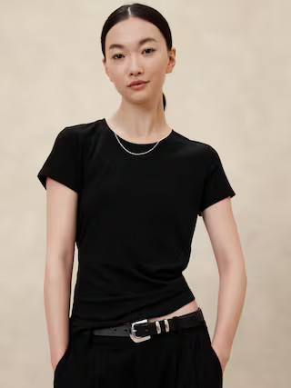 Timeless Crew-Neck T-Shirt | Banana Republic Factory