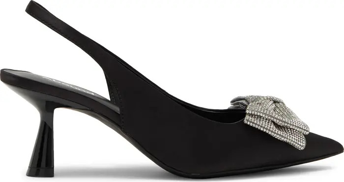 Caroline Crystal Bow Slingback Pump (Women) | Nordstrom Rack