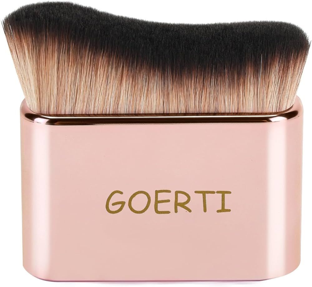 GOERTI Professional Body Makeup Brush for Blending Liquid Foundation Self Tanner Vegan Face Kabuk... | Amazon (US)