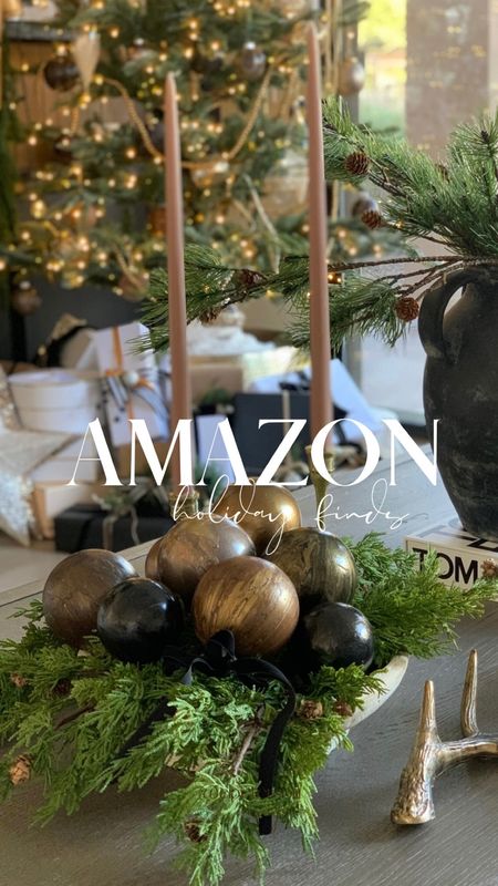 Amazon Top 5 Holiday finds 
Christmas decor 
Velvet ribbons 
Cowbells 
Decorative bells
LED birch trees
Garland 

#LTKSeasonal #LTKunder100 #LTKhome