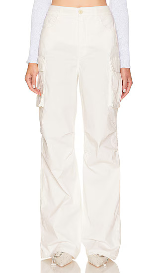 Good American Baggy Cargo in White. - size 6 | Revolve Clothing (Global)