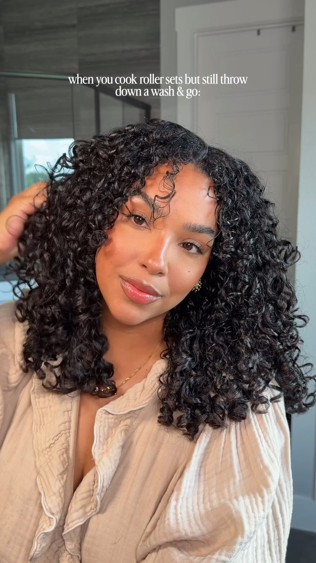 Can’t believe I’m really doing wash & go’s again like who am I?!? 😆