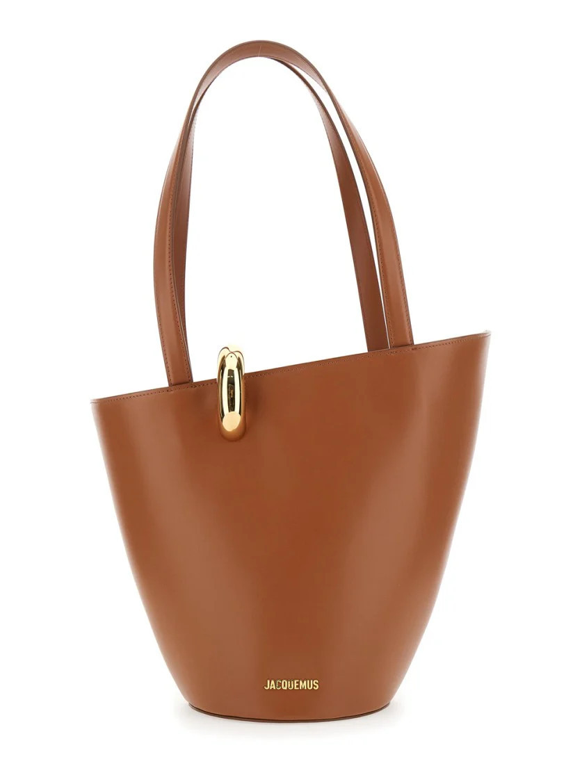 Le Bambola Moyen' Brown Shopper With Asymmetric Design | Shop Simon