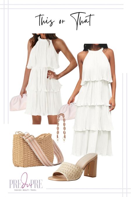 This or that? Which white dress version do you like more?

White dress, midi dress, maxi dress, Amazon, Amazon fashion, summer outfit

#LTKFindsUnder50 #LTKParties #LTKStyleTip