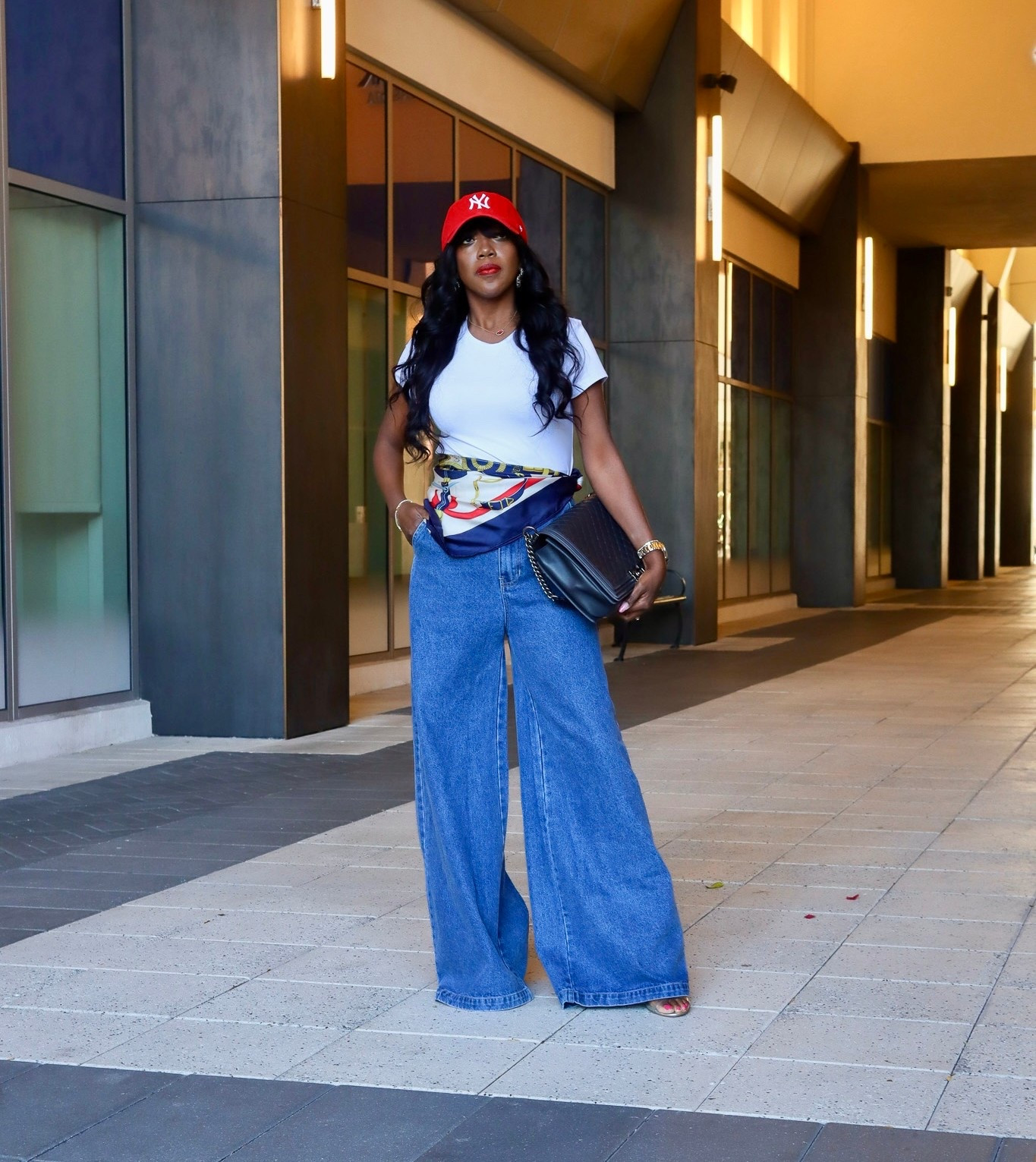 Loving these super wide leg jeans. I’m wearing a size small. They’re very long so wear your highest heels. 
I’m 5’6” in height. 

Casual Outfit, Date Night Outfit, Jeans, 
#LTKSeasonal 


#LTKSaleAlert #LTKootd #LTKOver40