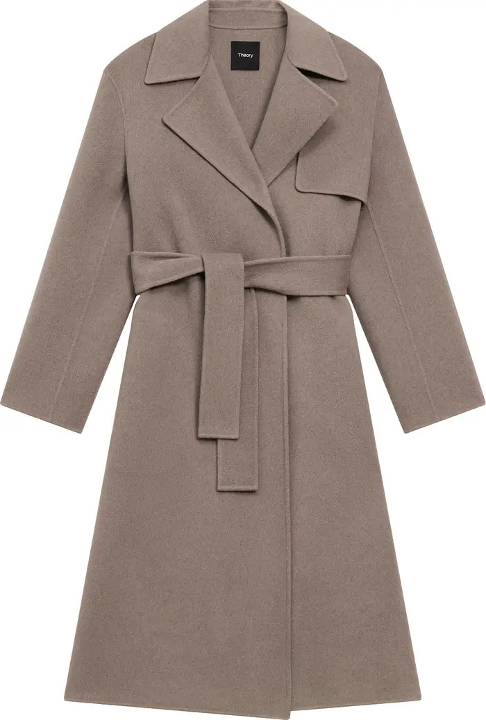 Theory Wool Blend Trench Coat | Nordstrom | Nordstrom