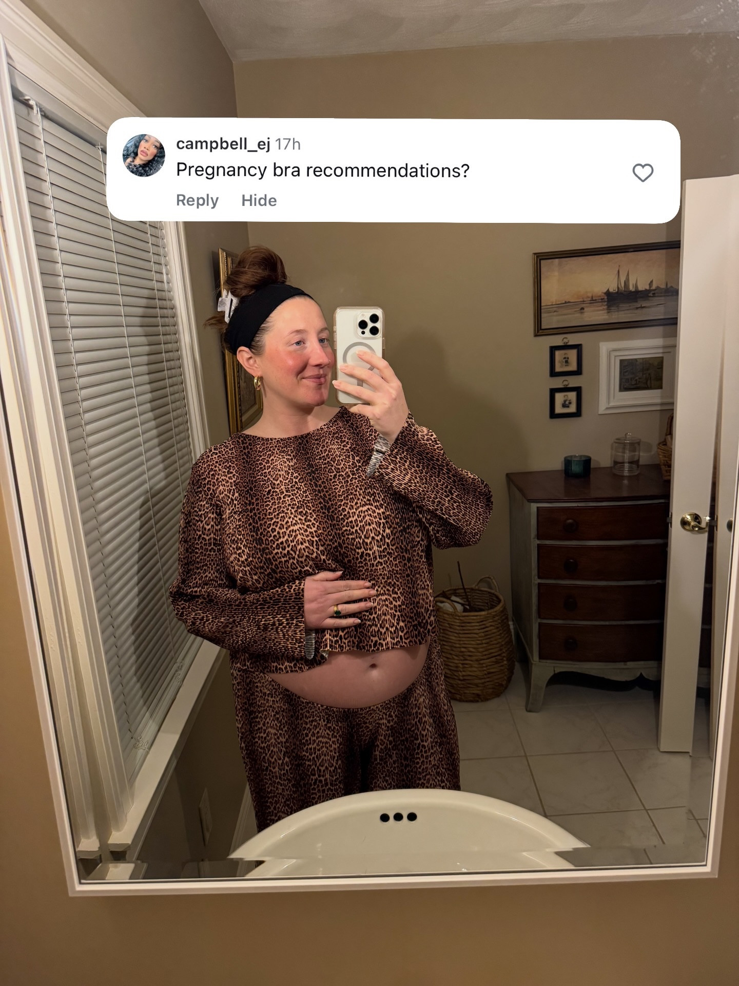 Pregnancy bra recommendations from a pregnant girly with large 🍈🍈 lol — I didn’t realize how much these things would grow almost immediately LOL, here are the ones I have been loving ➡️➡️

Comment BRALOVE for all the details 

🩷The minimizing bras I loved before pregnancy so i just sized up and these truly are my faves because I feel so secure in them (they are not maternity but pregnancy friendly because they are designed for larger sizes) 

Also included my absolute favorite nursing bra and after trying on about 10 different ones this was the ONLY one that actually fit and was comfortable (and has some room for when my milk comes in) I got a 3XL 

Comment BRALOVE for all the deets ❤️🩷🙌🏻

#pregnancy #pregnancybra #pregnancylife #nursingbra #23weekspregnant