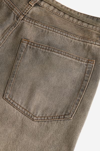 90s Baggy Regular Jeans - Beige - Ladies | H&M US | H&M (US + CA)