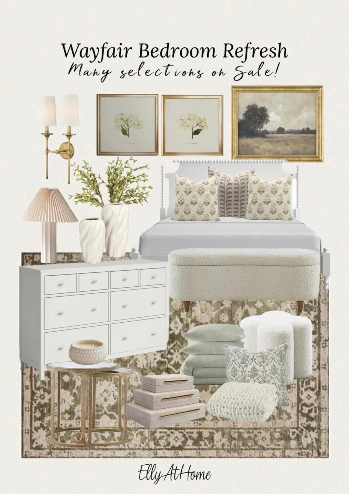 Wayfair bedroom refresh! Choose from bedroom dressers, beds, rug, wall art, bedding, pillows, lighting and more home decor accessories! Many pieces on sale! @Wayfair

#LTKdayinmylife #LTKHome #LTKSaleAlert