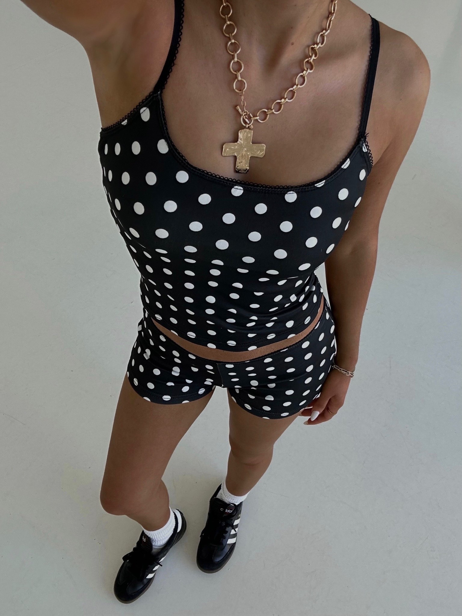 speechless over this polka dot set! wearing a small ☁️

#LTKSeasonal #LTKStyleTip #LTKFindsUnder50