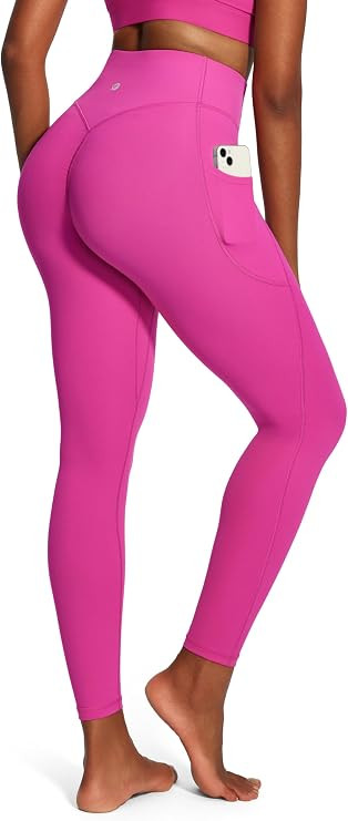 IUGA Butt Lifting Leggings for Women Tummy Control Workout Legging with Pockets No Front Seam Com... | Amazon (US)