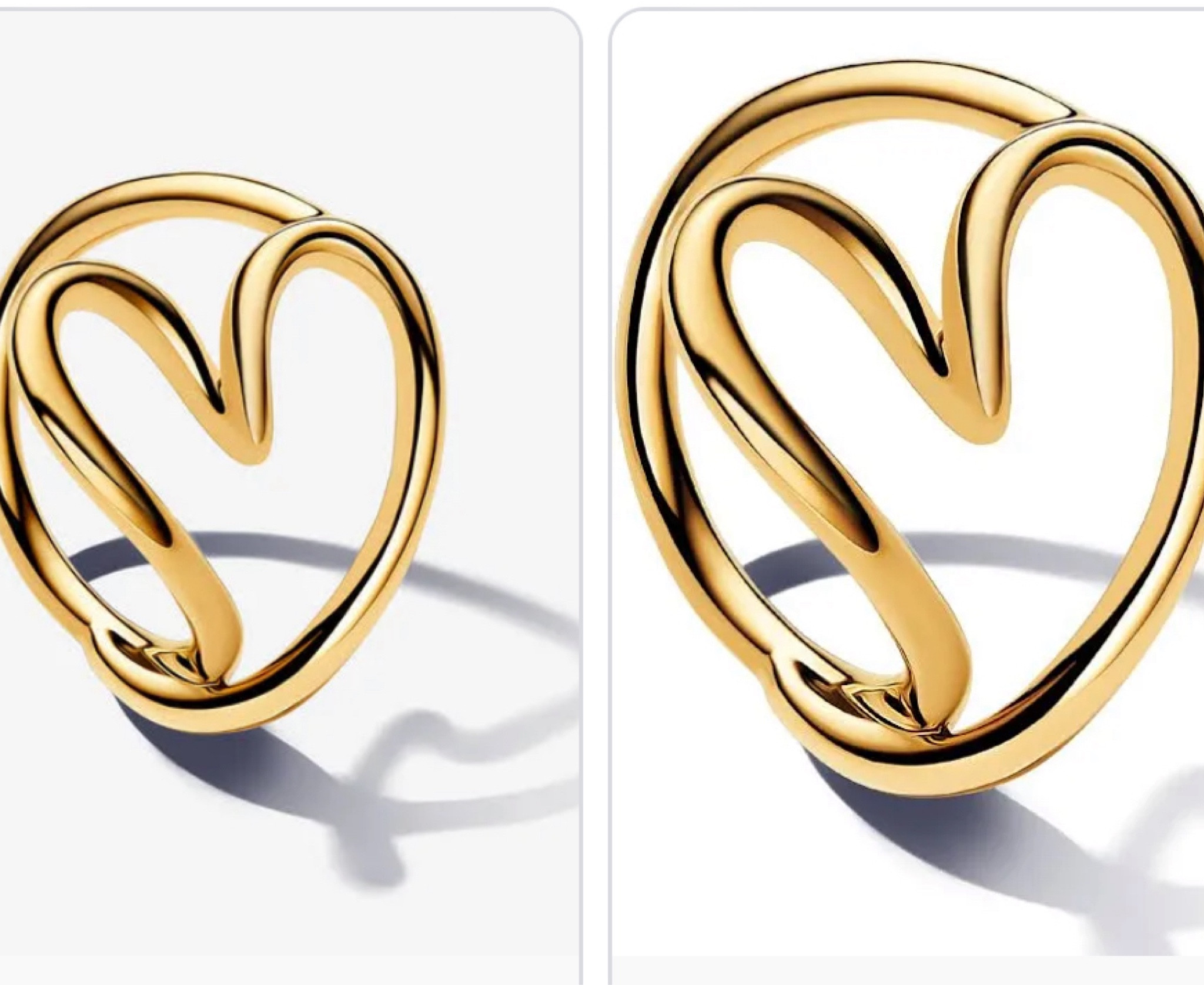 Pandora heart ring #jewelry #pandora #gold #ring 