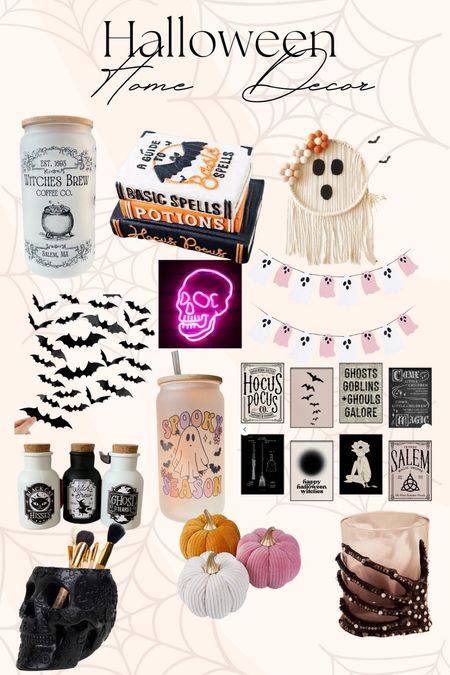 Cute Halloween home decor / pink home decor / bats / Halloween cup / Etsy finds / pink ghost / printable Halloween posters / skeleton glass / fake potion / boho home decor / Halloween Amazon 

#LTKSeasonal #LTKfamily #LTKhome