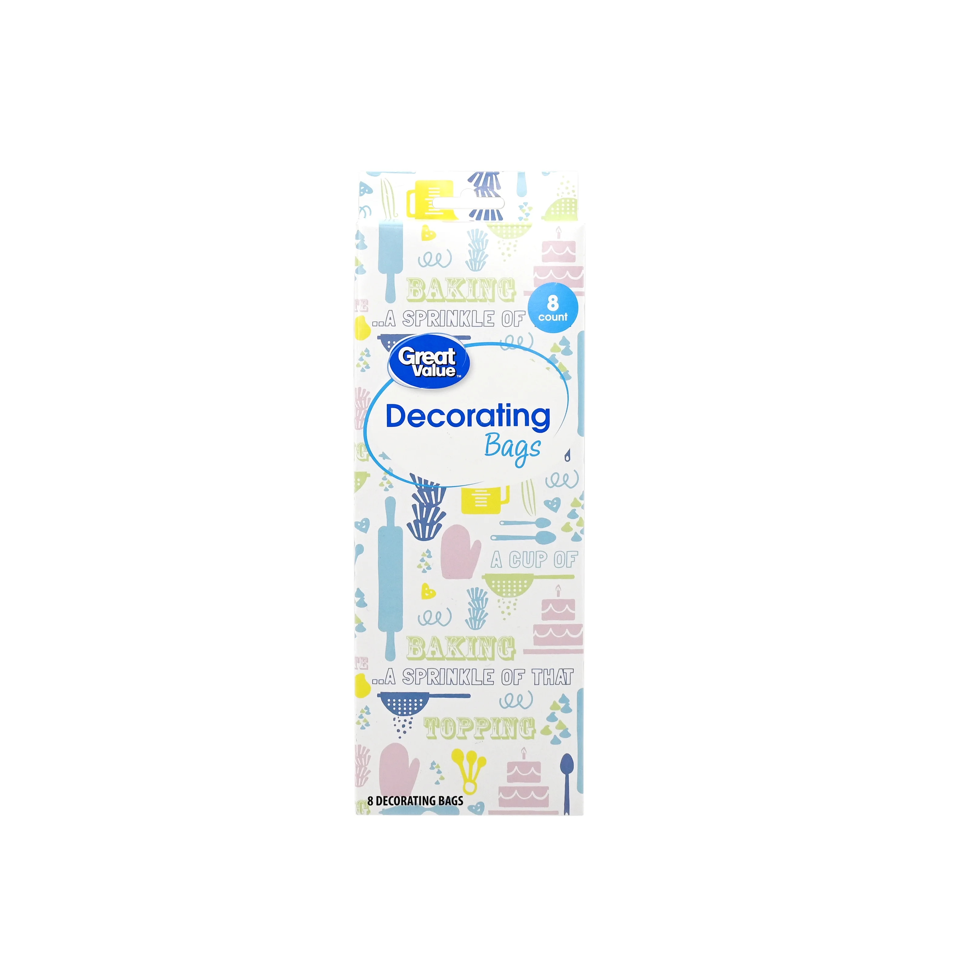 Great Value Disposable Decorating Bags, 8 Count | Walmart (US)