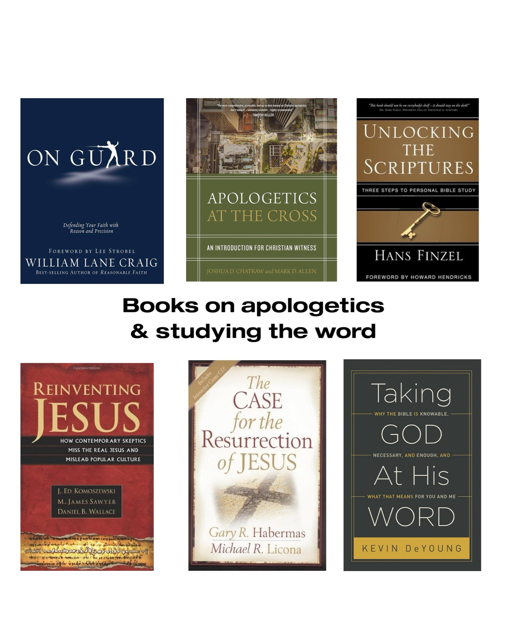 I sometimes get asked about best books for apologetics and books to help with studying Gods word. Here are some good ones! 

#LTKFindsUnder100 #LTKOver40 #LTKGiftGuide