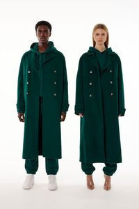 Unisex Barneys New York Double-Breasted Coat | Forever 21 (US)