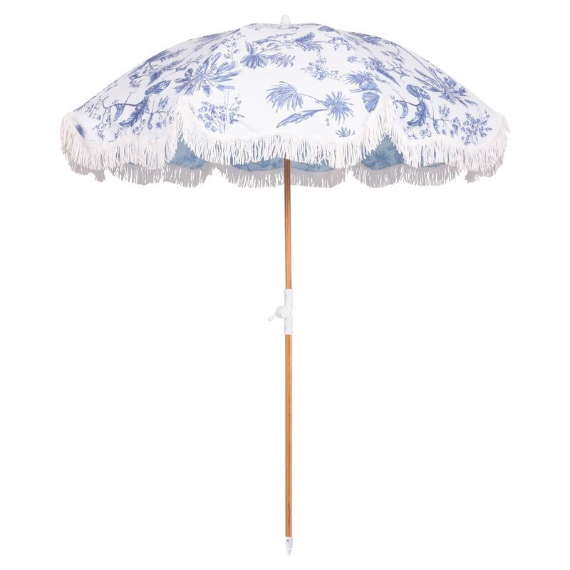 Elodie Holiday Beach Umbrella, Chinoiserie | One Kings Lane