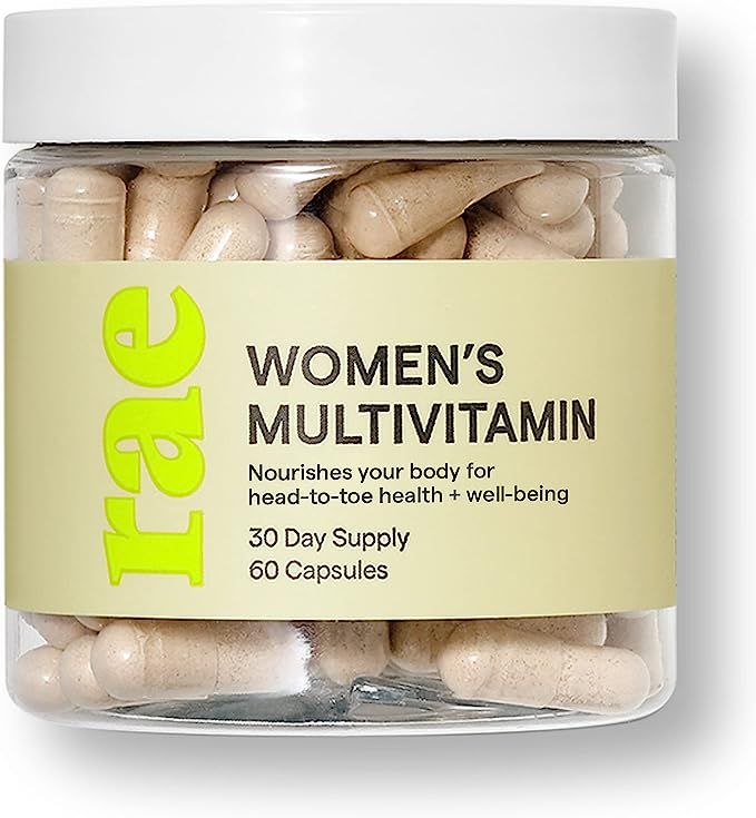 Rae Multivitamin for Women - Women’s Daily Vitamins for Whole Body Support and Energy - Vegan, ... | Amazon (US)