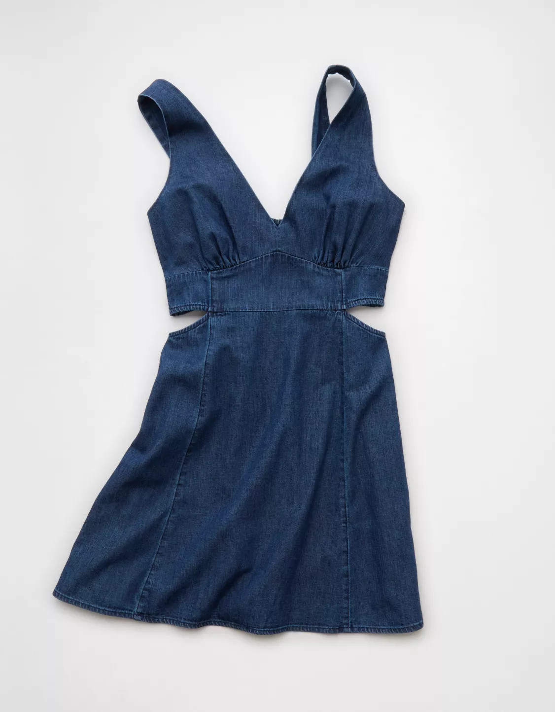 AE V-Neck Cutout Mini Dress | American Eagle Outfitters (US & CA)