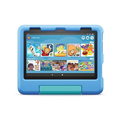 All-new Fire HD 8 Kids tablet, 8" HD display, ages 3-7, includes 2-year worry-free guarantee, Kid... | Amazon (US)