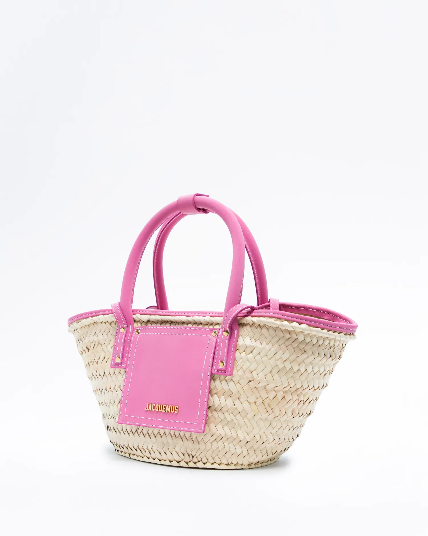 Woven Small Soli Basket Bag | Vivrelle