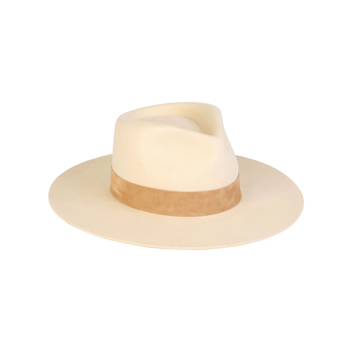 The Mirage - Wool Felt Fedora Hat in Beige | Lack of Color US | Lack of Color
