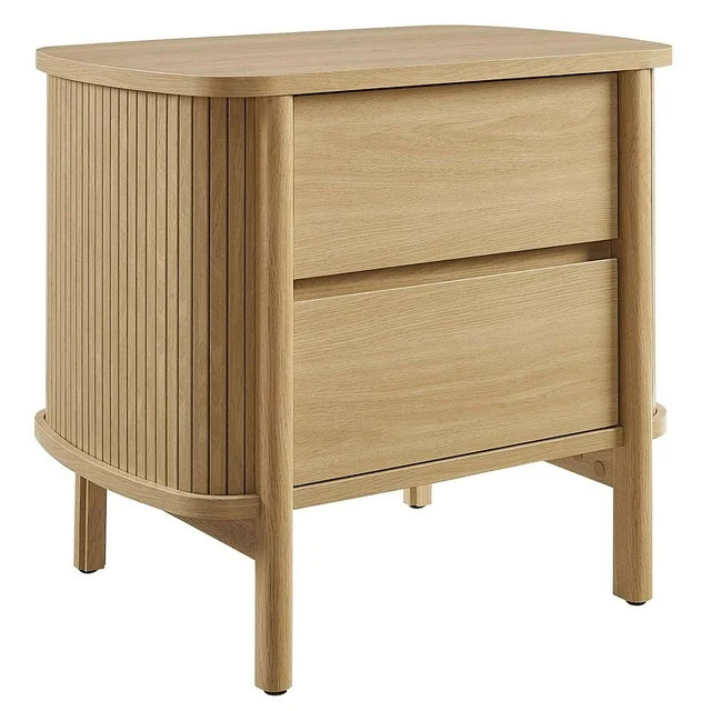 Cadence 2-Drawer Nightstand in Oak - Walmart.com | Walmart (US)