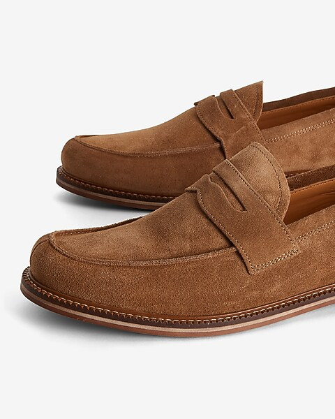Genuine Suede Loafers | Express