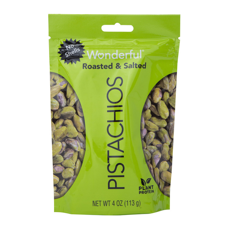 Wonderful No Shells Roasted & Salted Pistachios 4Oz | Five Below