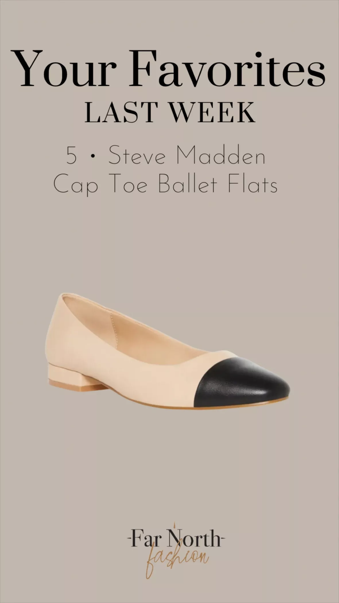 Blair Cap Toe Ballet Flat (Women) curated on LTK