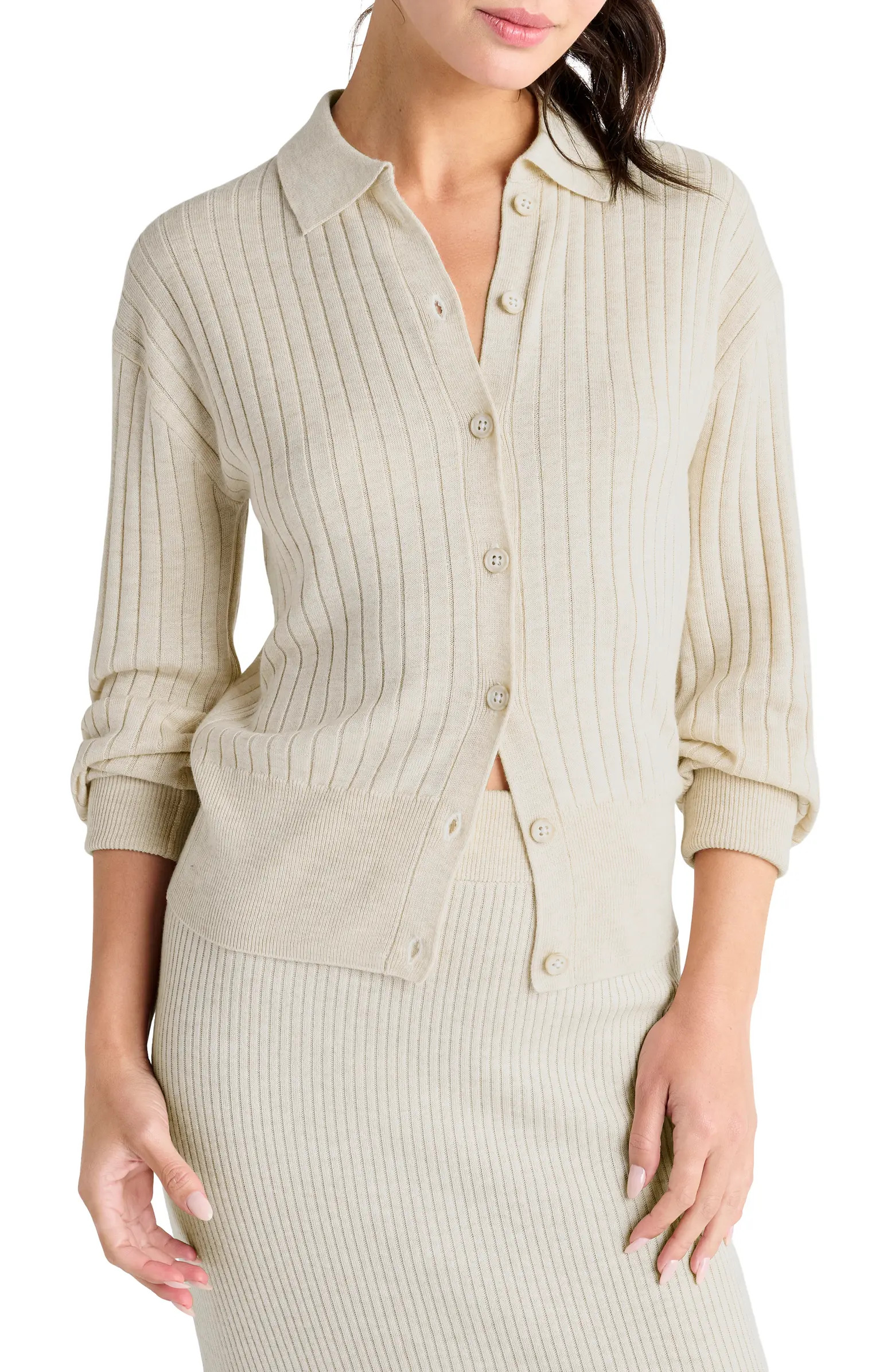 Splendid Gemma Rib Cardigan | Nordstrom | Nordstrom