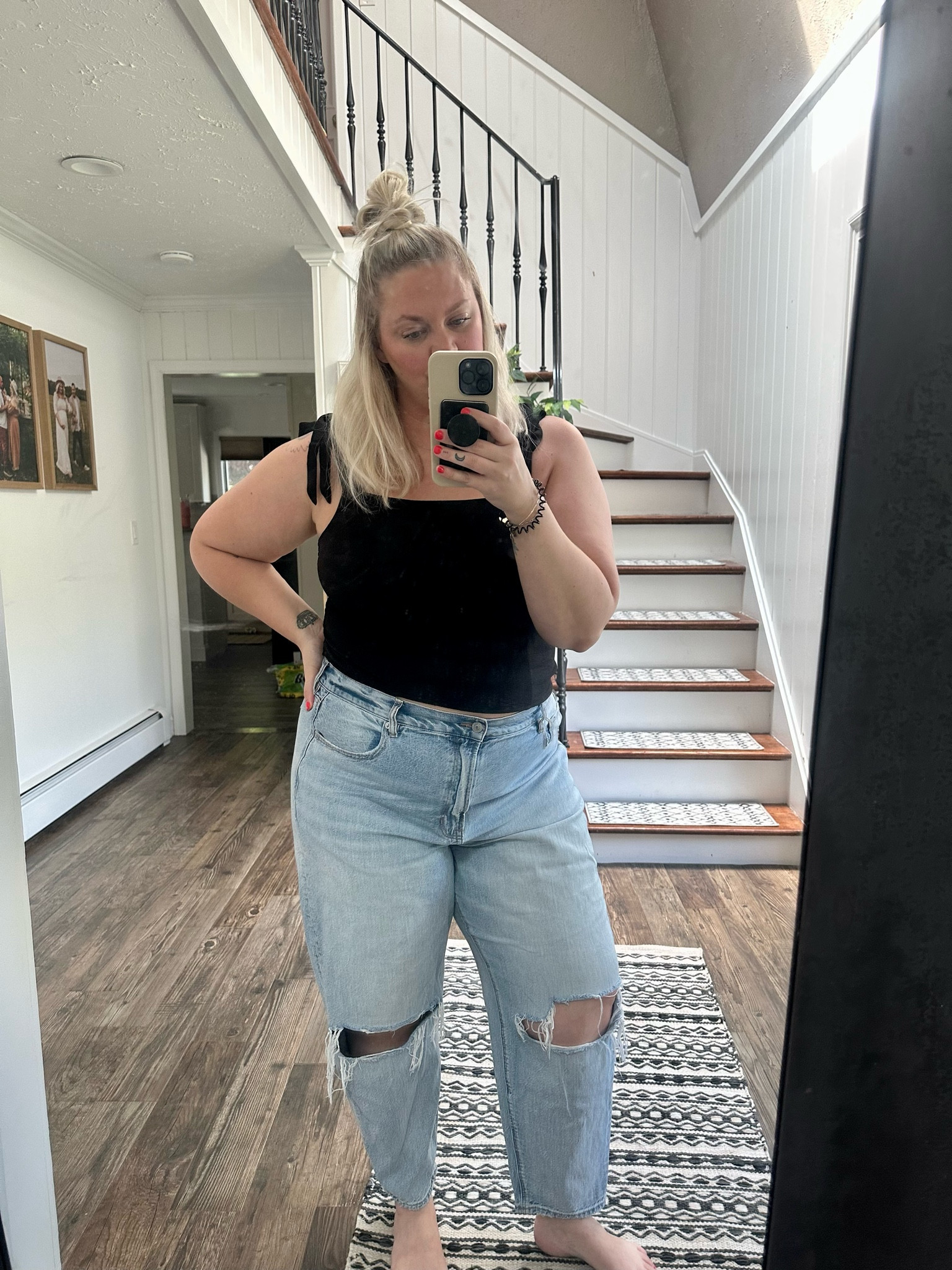 Wearing regular clothes on a weekday? Who am I? 

#LTKcurves