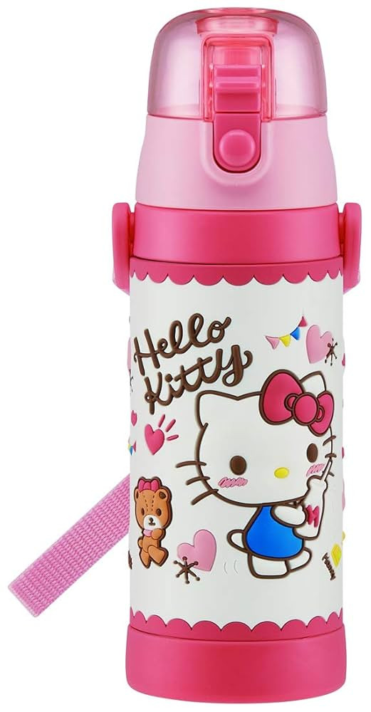 Skater SDPV5-A Children's Stainless Steel Water Bottle, Direct Drinking, 16.2 fl oz (480 ml), Kit... | Amazon (US)