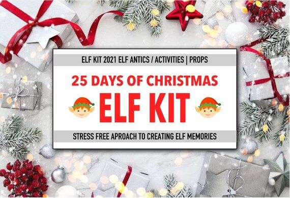 Elf Kit, 25 Days Of Christmas, Elf Props, Elf Accessories, Elf Mischief, Prop Pack, Elf Activitie... | Etsy (US)
