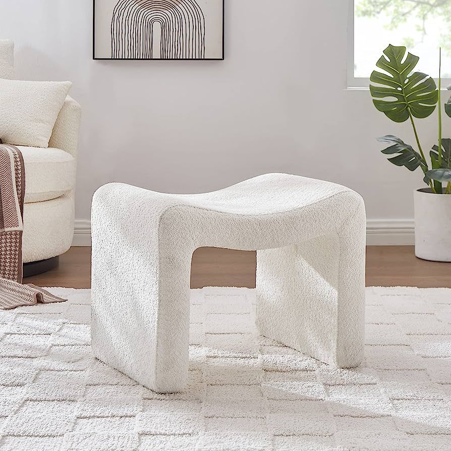 VANOMi Small Footstool Ottoman, Multi-Functional Modern Foot Stool, Sofa Footrest Extra Seating f... | Amazon (US)