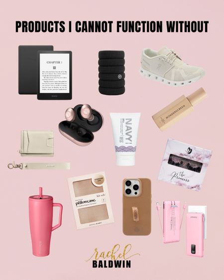 What’s on your list of CANNOT FUNCTION WITHOUT products? I’m excited to share mine, including my must-have headphones, phone case, tinted moisturizer, and my beloved Kindle paperwhite 💝

✨DISCOUNT CODES:
Blinkifly lashes - RACHELB10
Loopy phone cases - FITRACHEL10
Dime beauty - BALDWIN20

#LTKstyletip #LTKbeauty #LTKsalealert