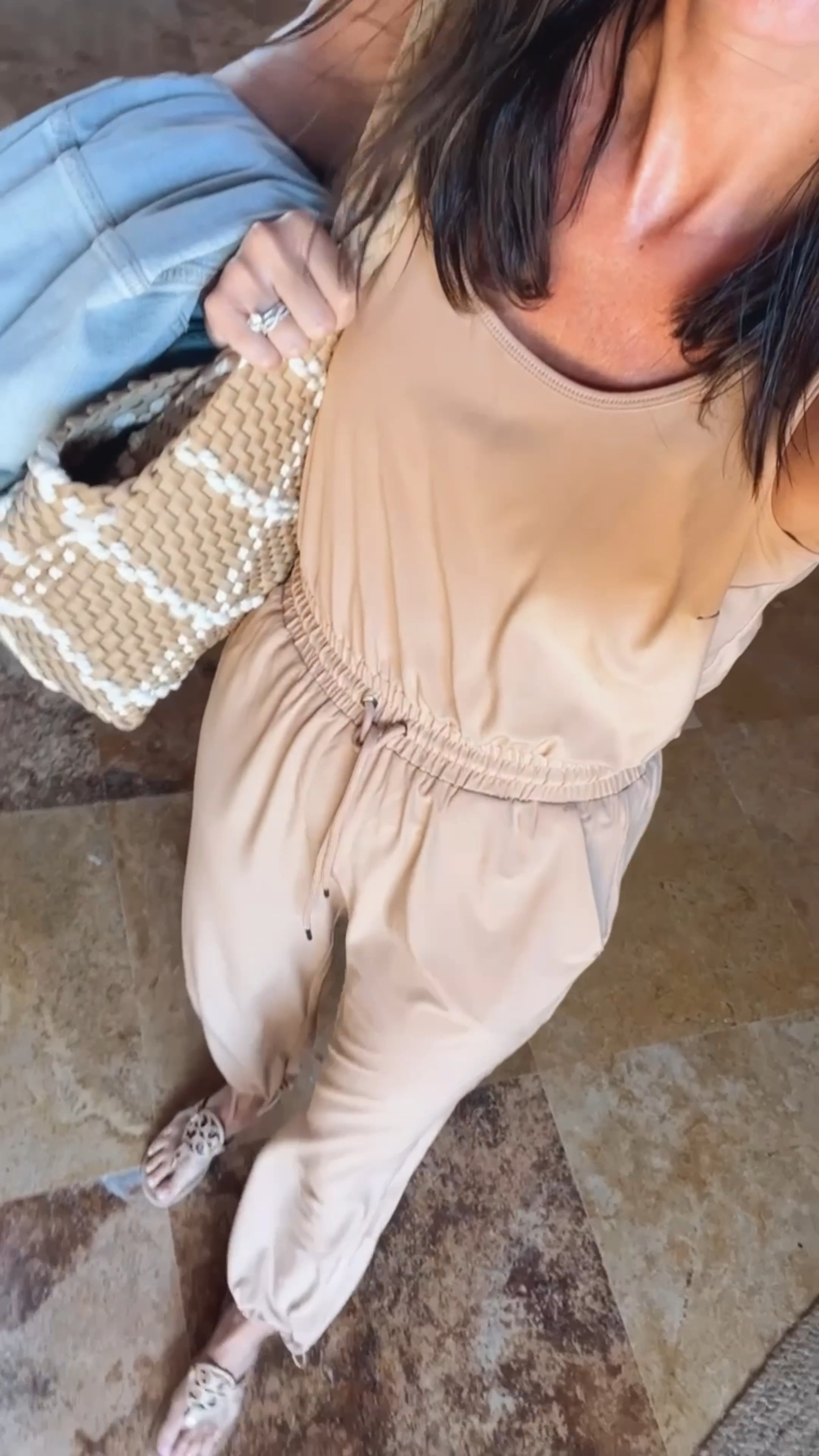 My travel looks for Mexico are both on major sale today!! Plus use code DENIMAF for an extra 15% off at checkout! Wearing S tall in white dress and S tall in the traveler jumpsuit! Sneakers fit tts. 

#LTKsalealert #LTKunder100 #LTKtravel